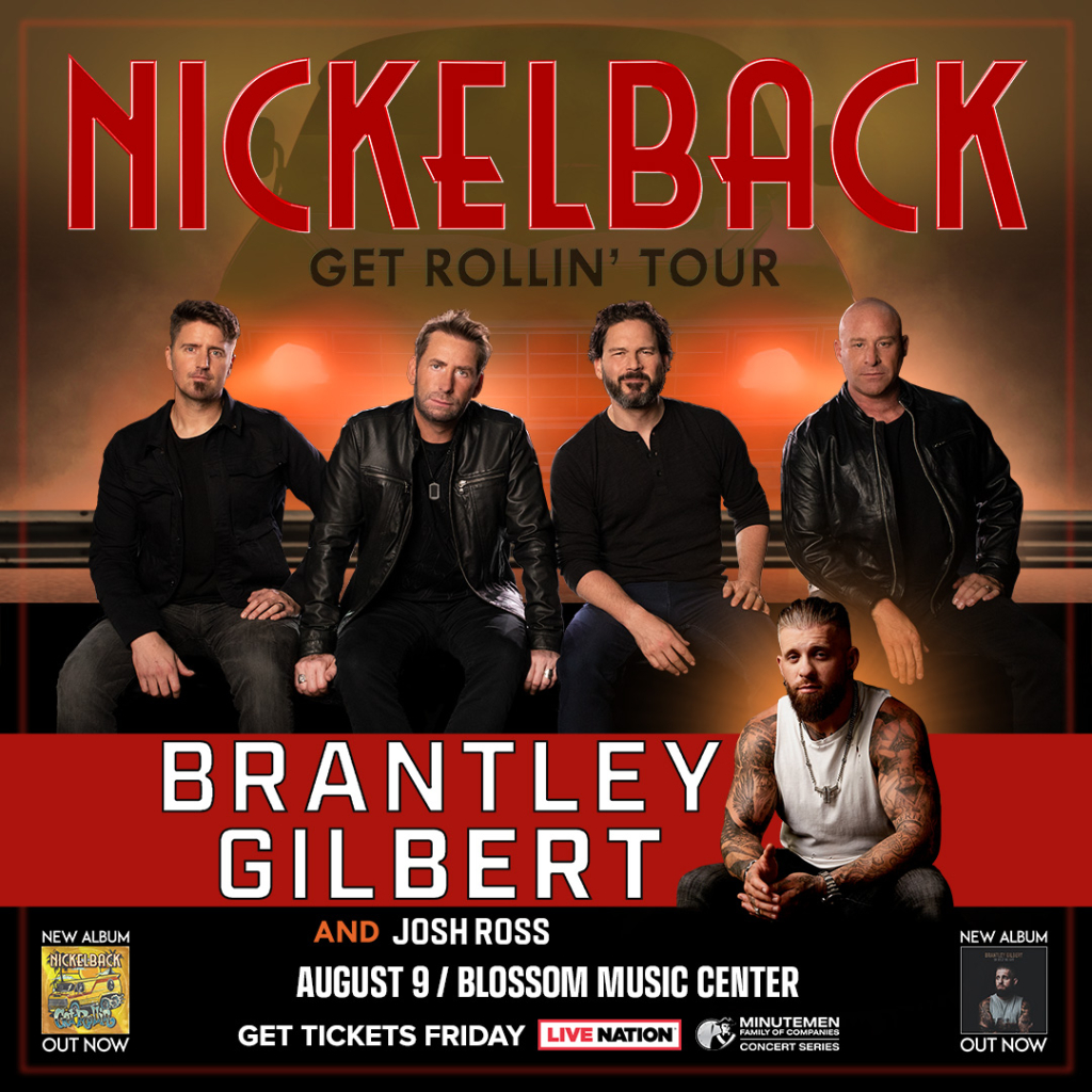 Nickelback 2025 Tour Poster