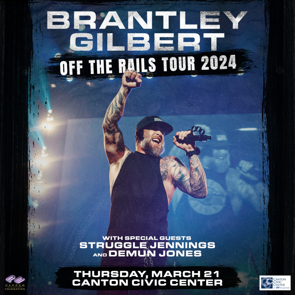 Brantley Gilbert Is Bringing His Off The Rails Tour To The Canton Civic ...